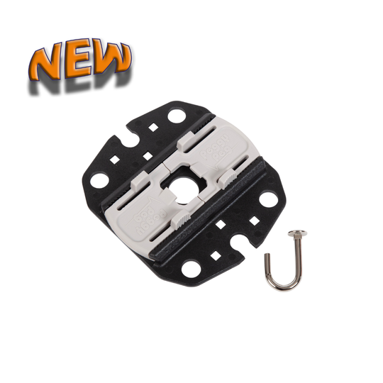 Fix&Go Anchor Plate 2.0 Black • Single item (PP16BK) • Thule Omnistor, Dometic & Fiamma awning anchor plate (Obelink feet do not fit!)