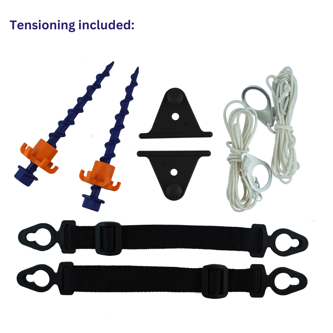 SunBreak – Sun Shade / Sun Protection for Awnings • Single Item incl. Protective Cover