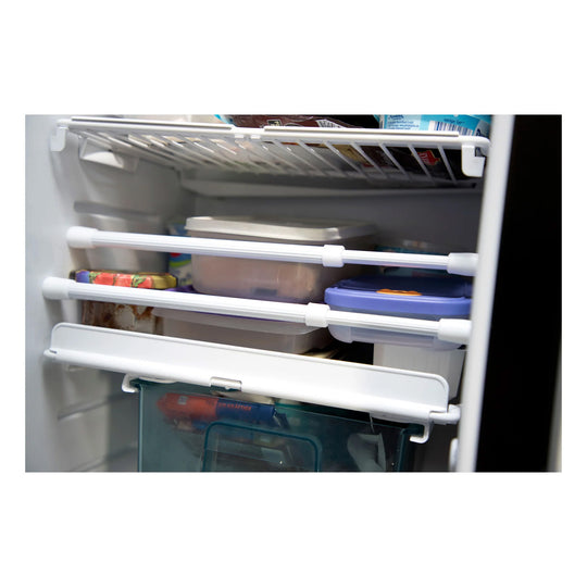 barkeeper® Aluminium Medium (M) 26-44cm white • Pack of 2 • Tension rod