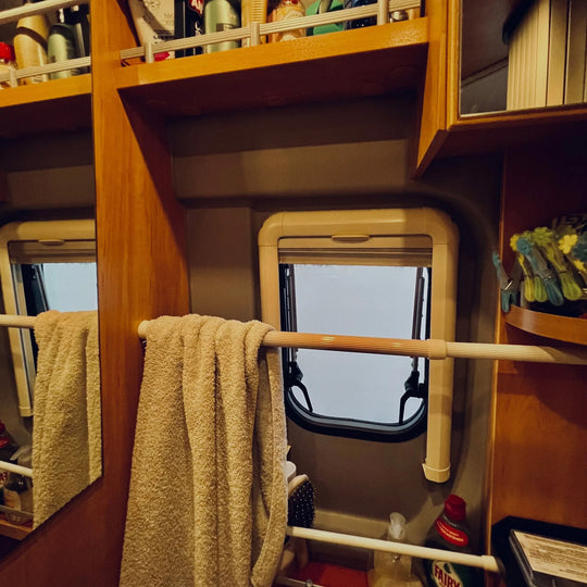 barkeeper® Aluminium X-Long (XL) 48-80cm white • Single item • Tension rod