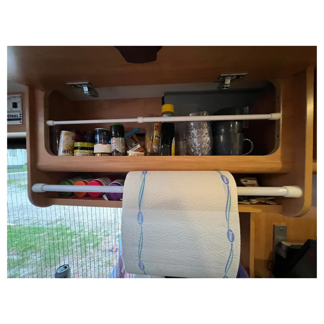 barkeeper® Aluminium X-Long (XL) 48-80cm white • Single item • Tension rod