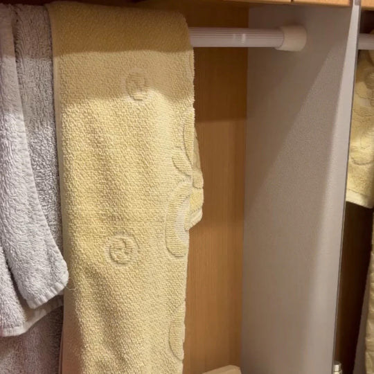 barkeeper® Aluminium X-Long (XL) 48-80cm white • Single item • Tension rod