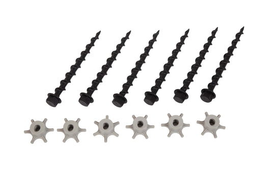 Fix&Go Peg&Stop awning set black • Set incl. bag (PP99BK) • Thule Omnistor, Dometic & Fiamma awning anchoring system (Obelink feet do not fit!)