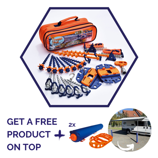 Jumbo Awning Bundle (BP222) + 2 x Fix&Go Tubes for free