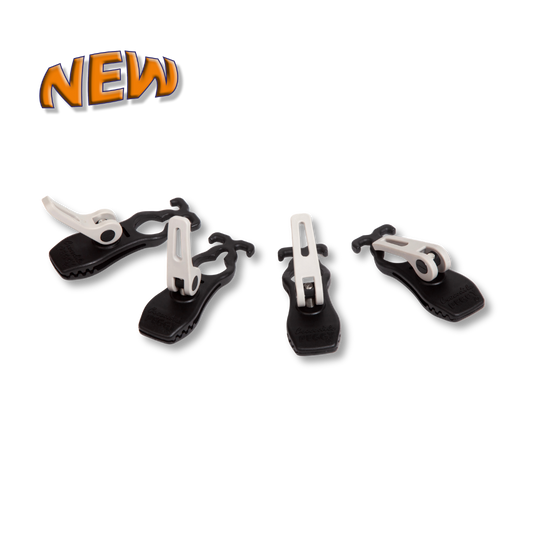 Crocodile PEGGY® Quick-Release Clamp Black Edition • Pack of 4 (PP10BK)