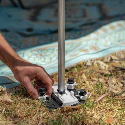 Fix&Go Peg&Stop awning set black • Set incl. bag (PP99BK) • Thule Omnistor, Dometic & Fiamma awning anchoring system (Obelink feet do not fit!)