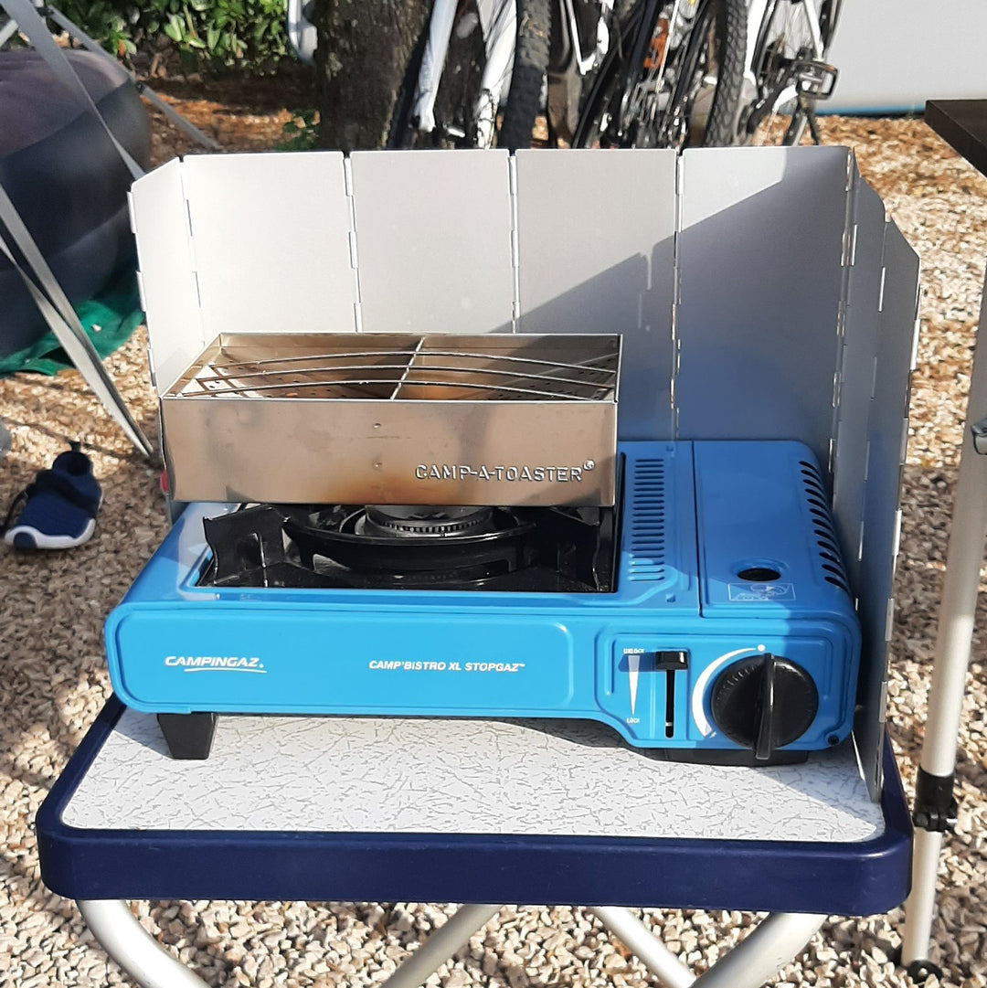 camping gas toaster CAMP-A-TOASTER® Stainless Steel • Single item • Best 2 Slice Stove Top – Peggy Peg Shop UK