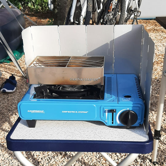 Camp-A-Toaster on heating