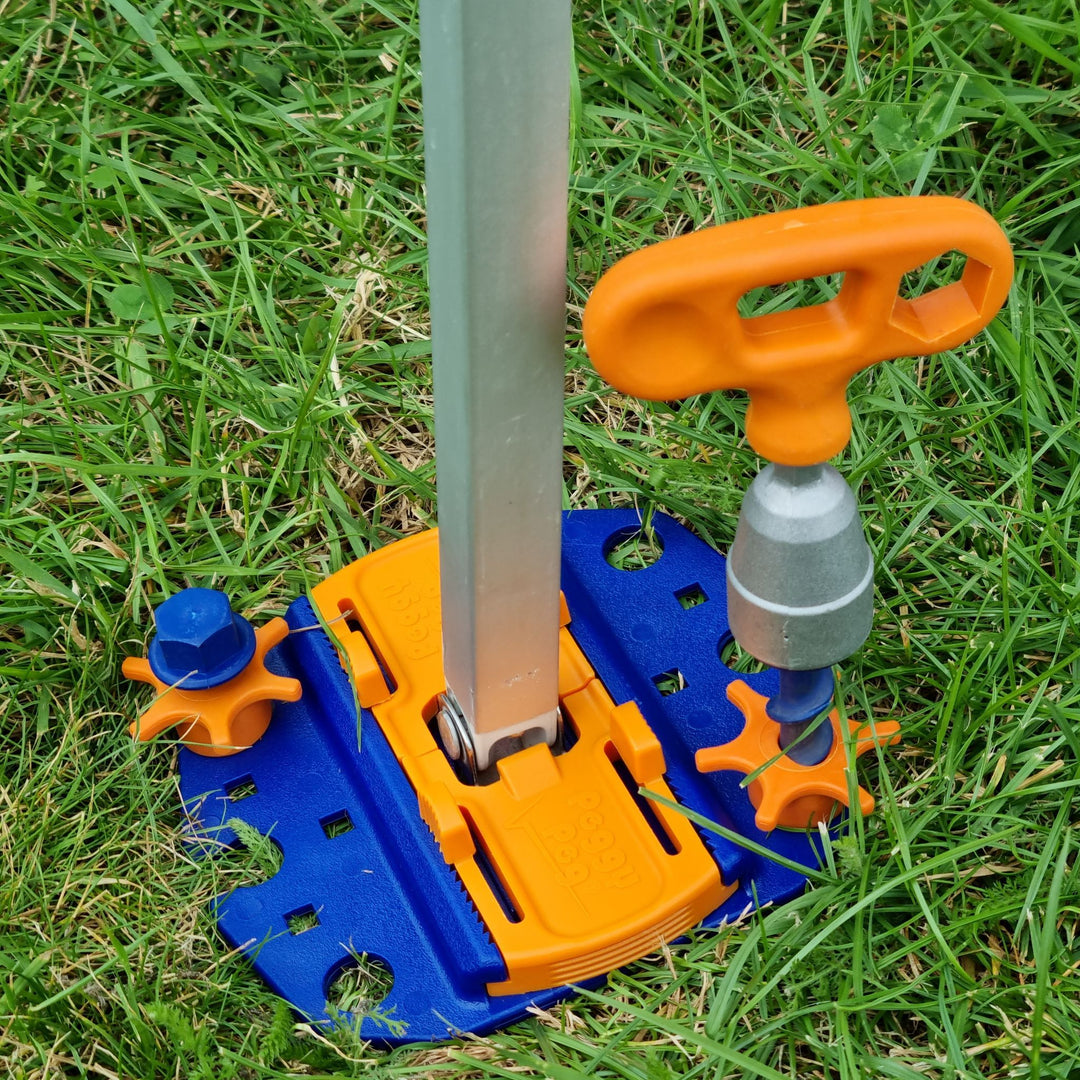 Combi Tool Alloy • 2 parts (HP68) • Aluminium Drill Driver for all Screw-in Peggy Pegs