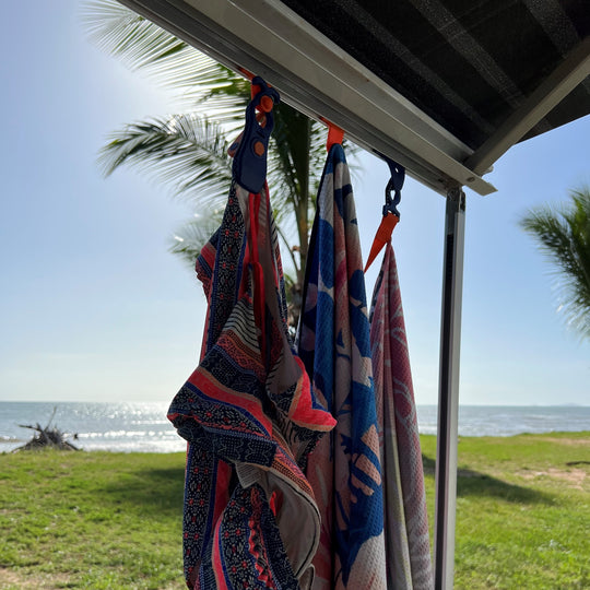 Croc-Adapter • Pack of 4 (PP17) • 5mm & 8mm Awning sail track adapter for Crocodiles & TieStrap