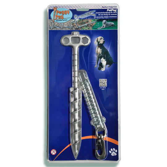 PetPeg • Single item (HP62) • Ground anchor with shock absorber for your beloved Pet!