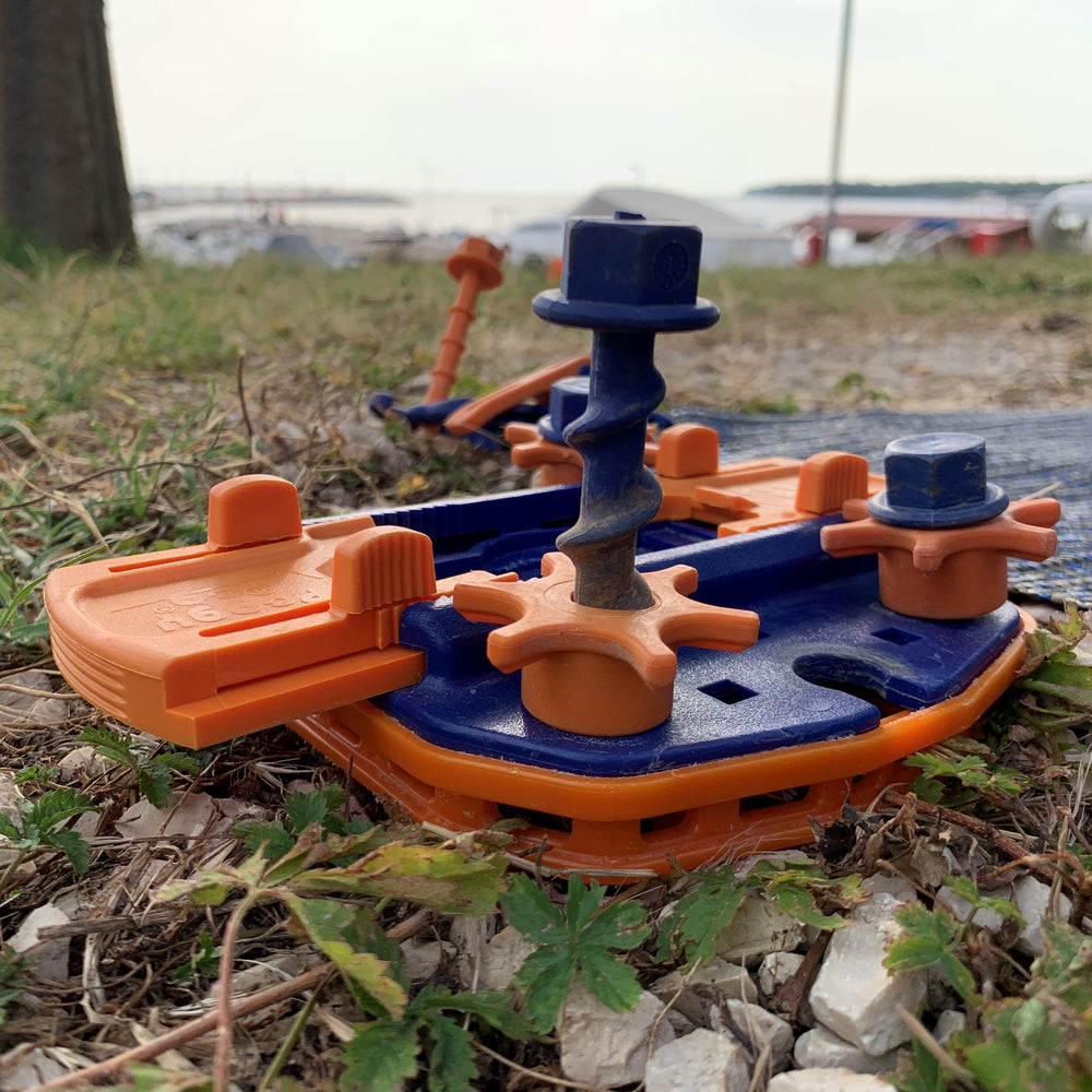 Screw-in Peg Peg&Stop Small (P&S S) 16cm • Pack of 6 (PP01) • for all anchor plates