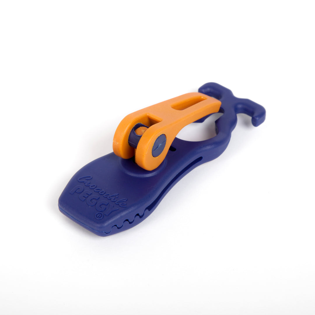 Crocodile PEGGY® Quick release clamp blue • Pack of 4 (PP10) • Universal clamp for carpets and much more