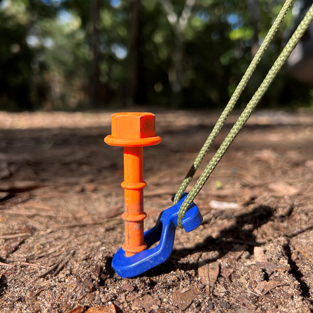 Screw-in Peg Normal (N) 20cm • Pack of 12 (PP02) • Tarps, Tents, Awnings, Gazebos etc.