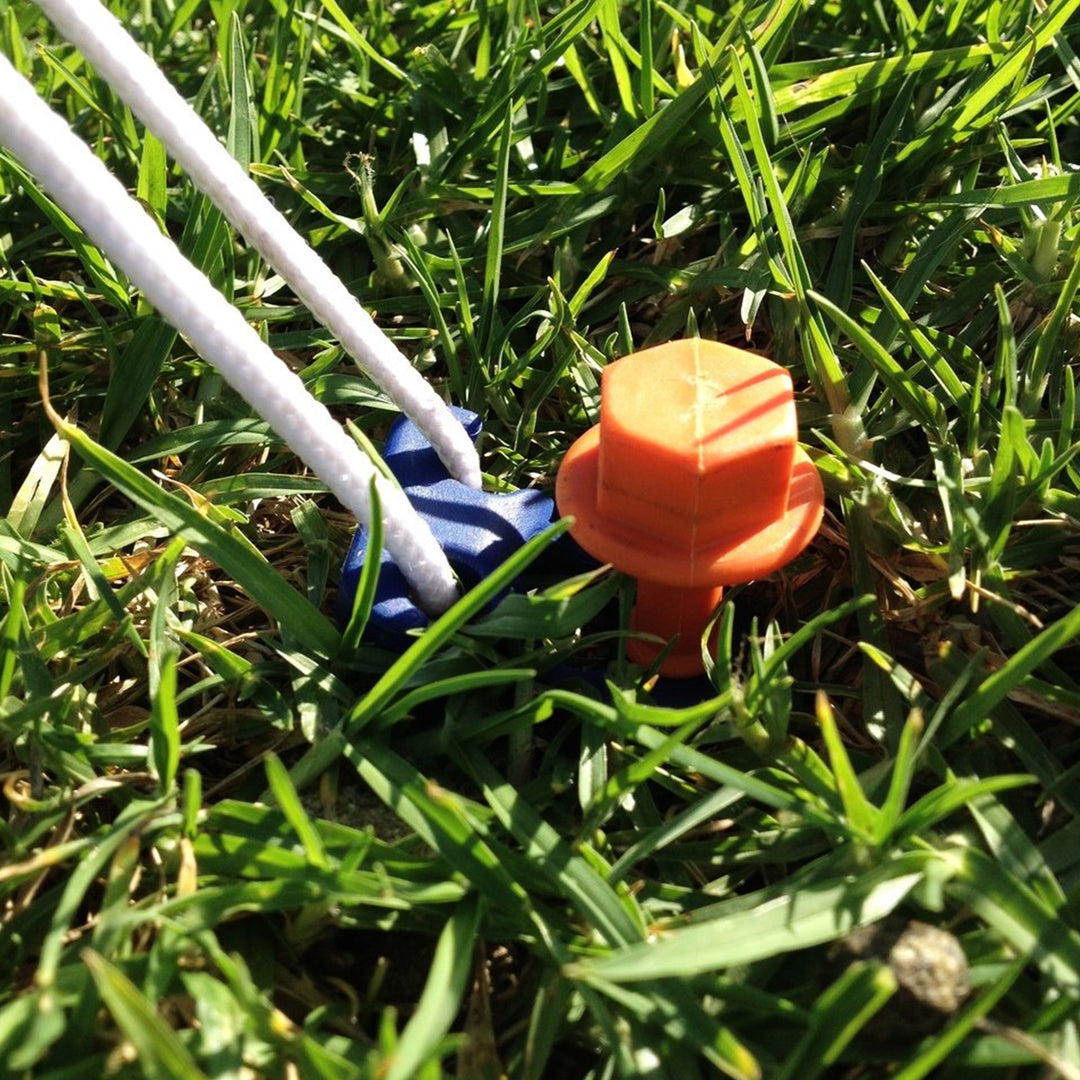 Screw-in Peg Normal (N) 20cm • Pack of 12 (PP02) • Tarps, Tents, Awnings, Gazebos etc.