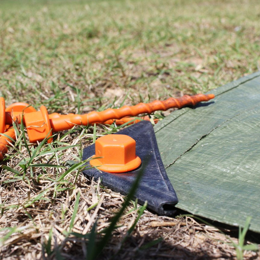 Screw-in Peg Small (S) 12cm • Pack of 12 (PP05) • Ground Matting & Sunshade Pegs