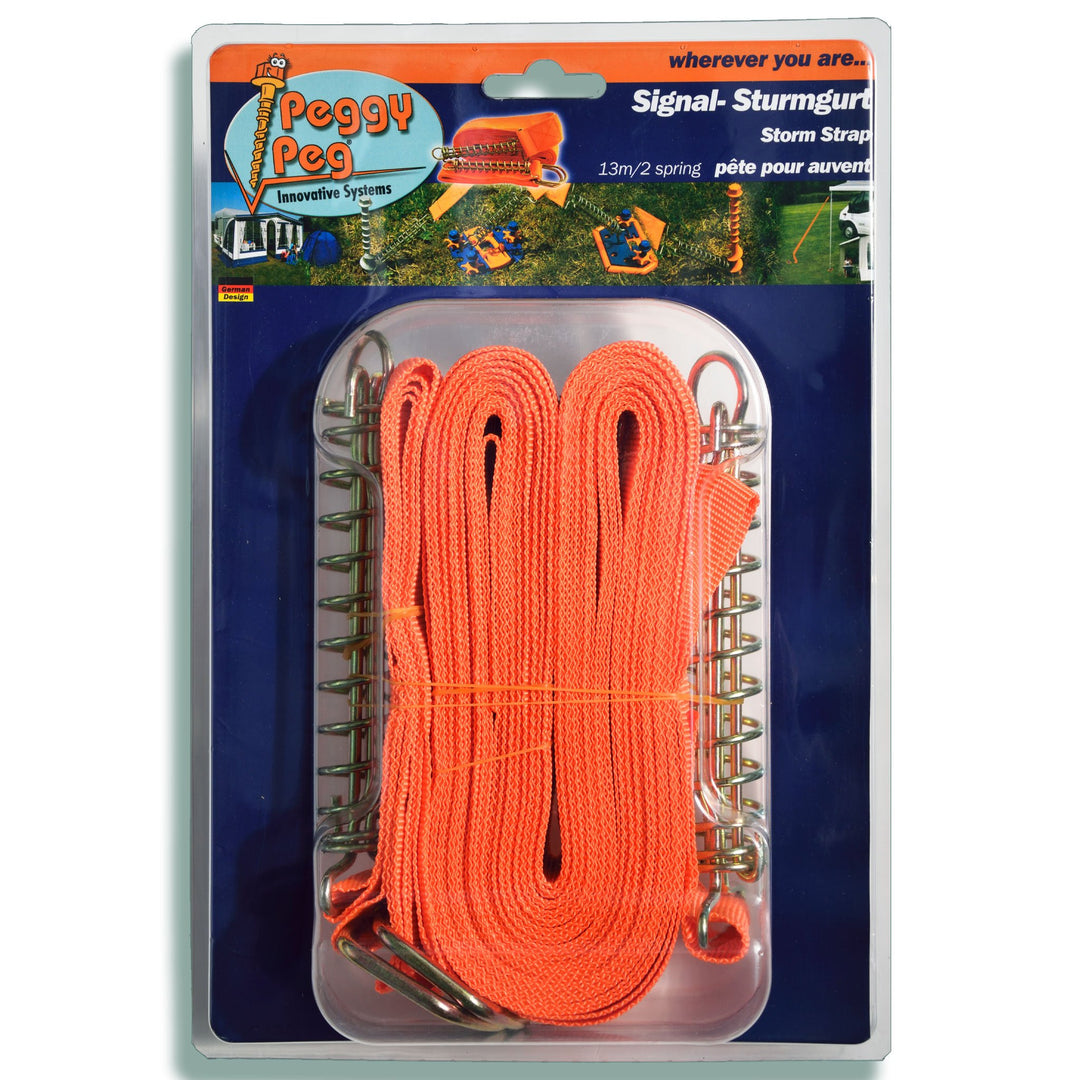 Peggy Peg Signal Storm Strap (up to 13m) orange • Single item (PP20)
