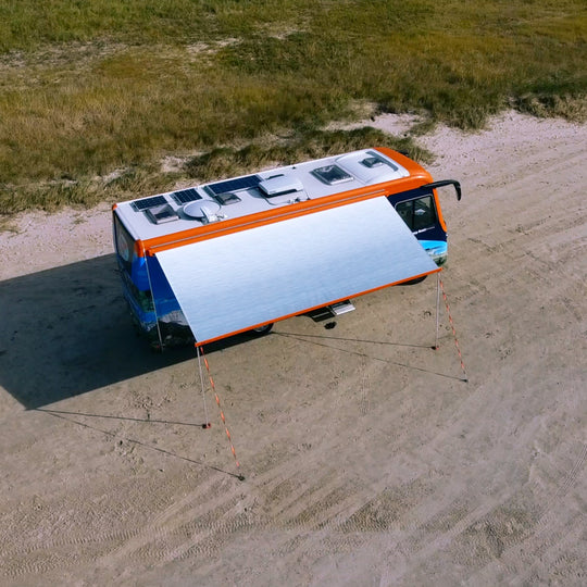 Tie Strap 2.0 (1,5-3m) • Single item (PP25) • Adjustable TieDown Strap for Awnings (Thule Omnistor, Dometic, Fiamma, etc.)