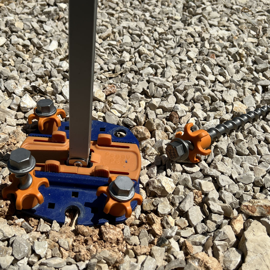 Screw-in Peg Peg&Stop Heavy Duty (P&S HD) 20 cm • Pack of 4 (HP60) • for the toughest camping conditions