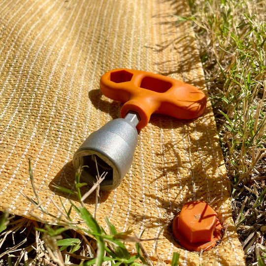 Combi Tool Alloy • 2 parts (HP68) • Aluminium Drill Driver for all Screw-in Peggy Pegs