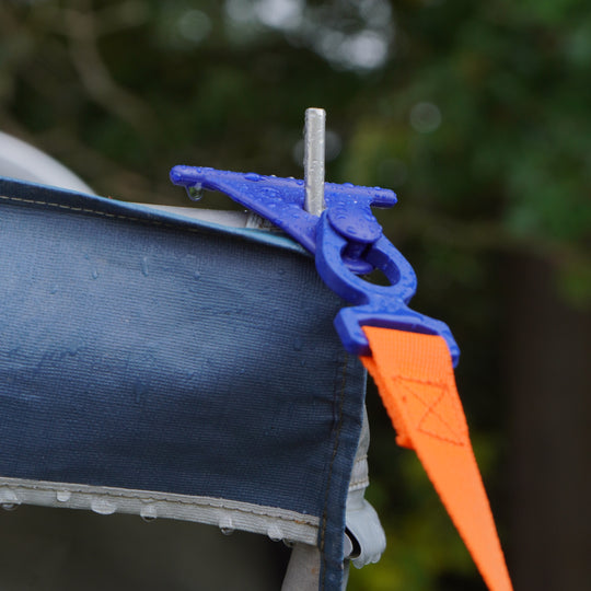 Tie Strap 2.0 (1,5-3m) • Single item (PP25) • Adjustable TieDown Strap for Awnings (Thule Omnistor, Dometic, Fiamma, etc.)