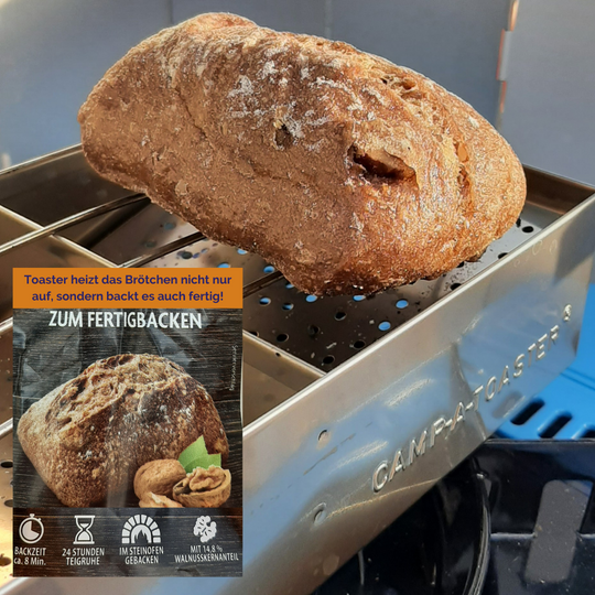 CAMP-A-TOASTER® Stainless Steel • Single item • Best 2 Slice Stove Top Toaster