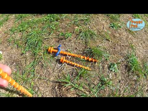 Screw-in Peg Normal (N) 20cm • Pack of 12 (PP02) • Tarps, Tents, Awnings, Gazebos etc.