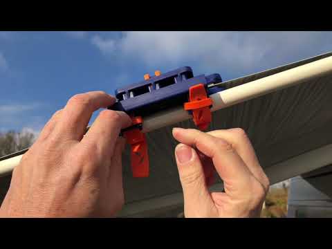 Fix&Go AntiFlap Awning clamp • Pack of 2 (PP19) • Eliminate the annoying flapping sound!