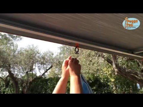 Croc-Adapter • Pack of 4 (PP17) • 5mm & 8mm Awning sail track adapter for Crocodiles & TieStrap